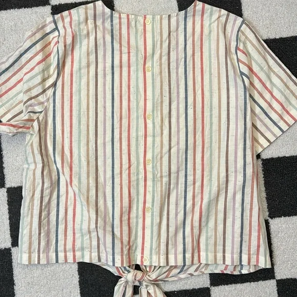 Madewell Button-Back Tie Tee - Picture 5 of 5